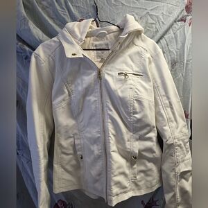 GUESS Women's Cream Utility Jacket